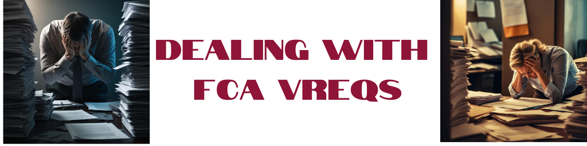 vreq fca,fca vreq,FCA VREQ Meaning,FCA VREQ Definition,FCA VREQ Guidance